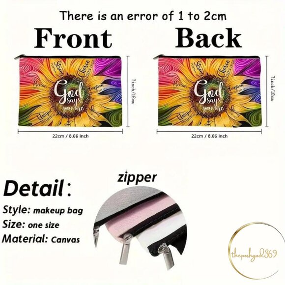 New Sunflower Makeup Organizer - Picture 5 of 5